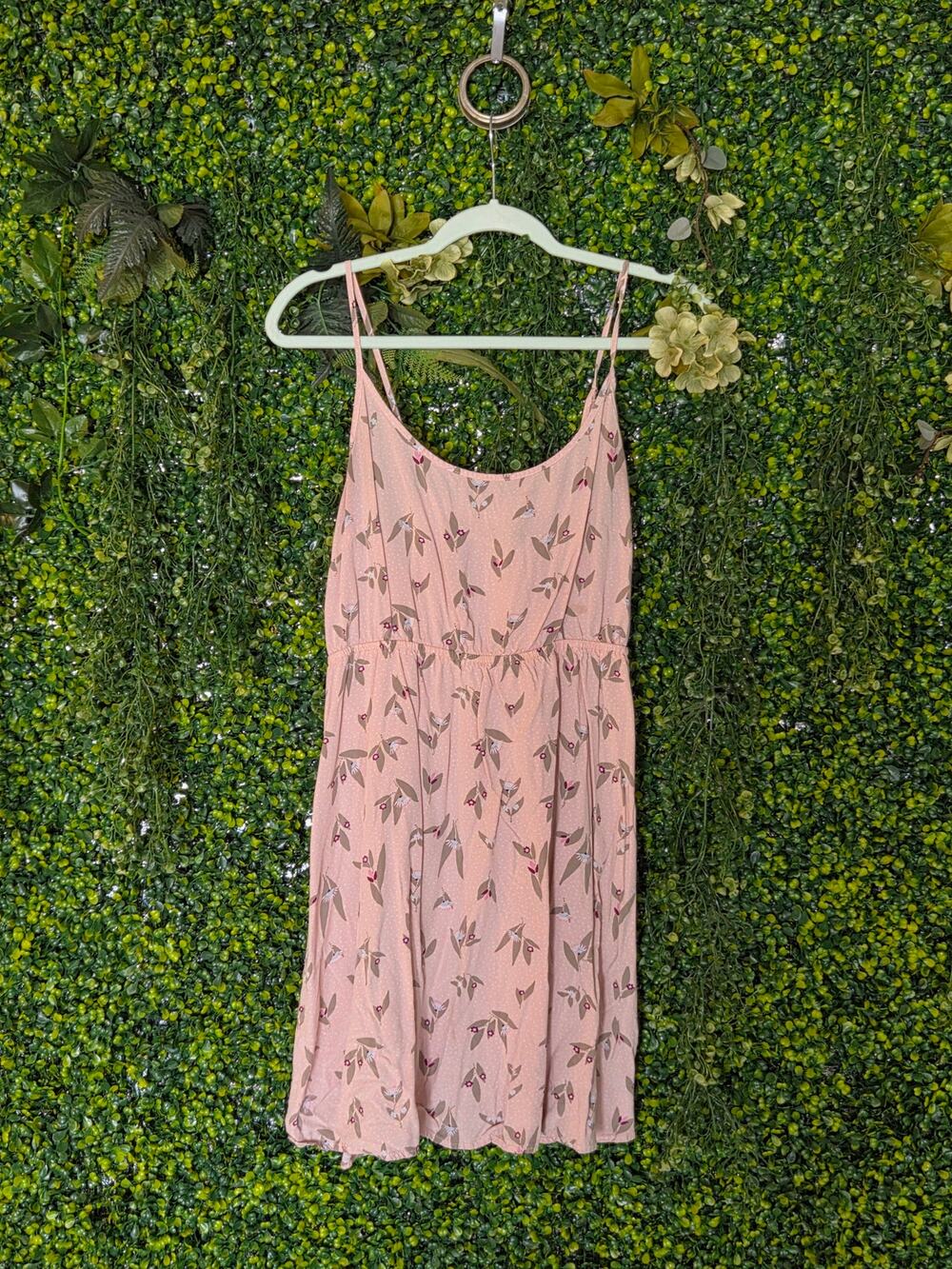 Gap pink camisole mini dress